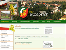 Tablet Screenshot of kudlovice.cz